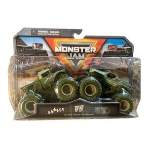 Monster Jam Shaker vs‎ Soldier Fortune 1 64 Scale Diecast Trucks New In Package